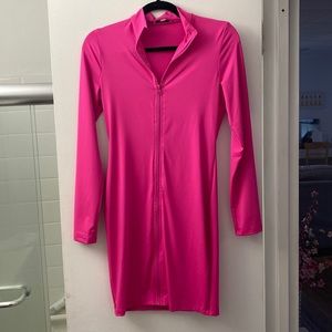 Pink long sleeve dress!